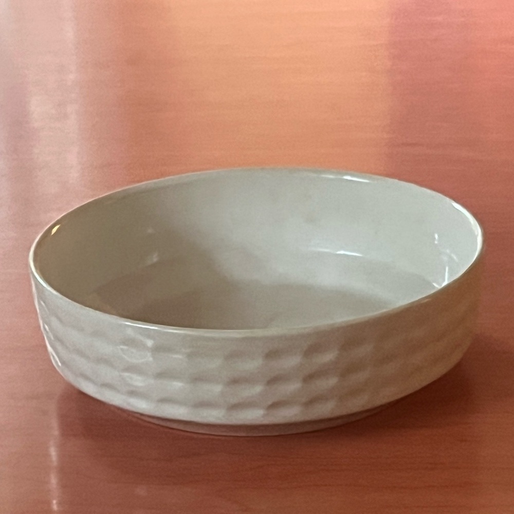 Elegant Cream Dinnerware Bowl